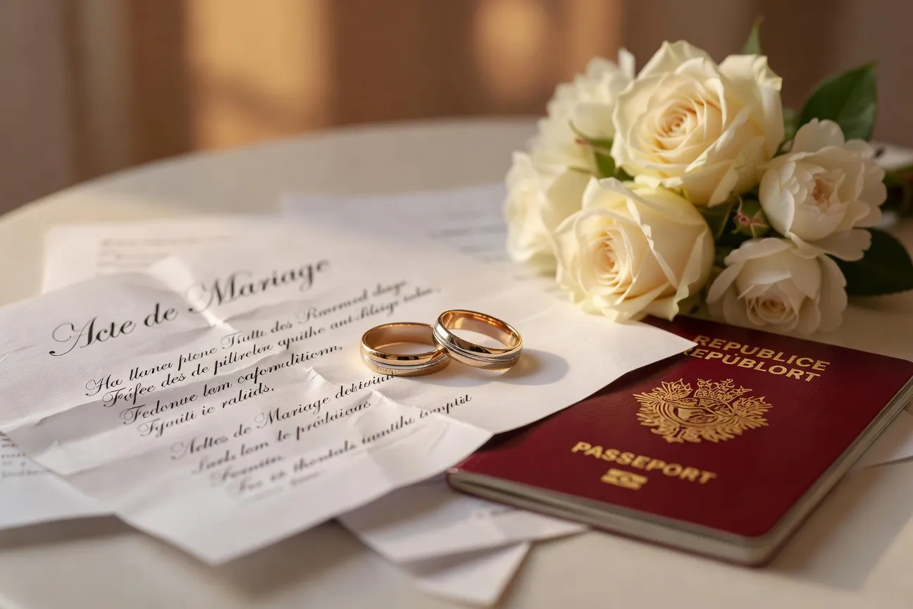 Documents et alliances pour un mariage franco-russe